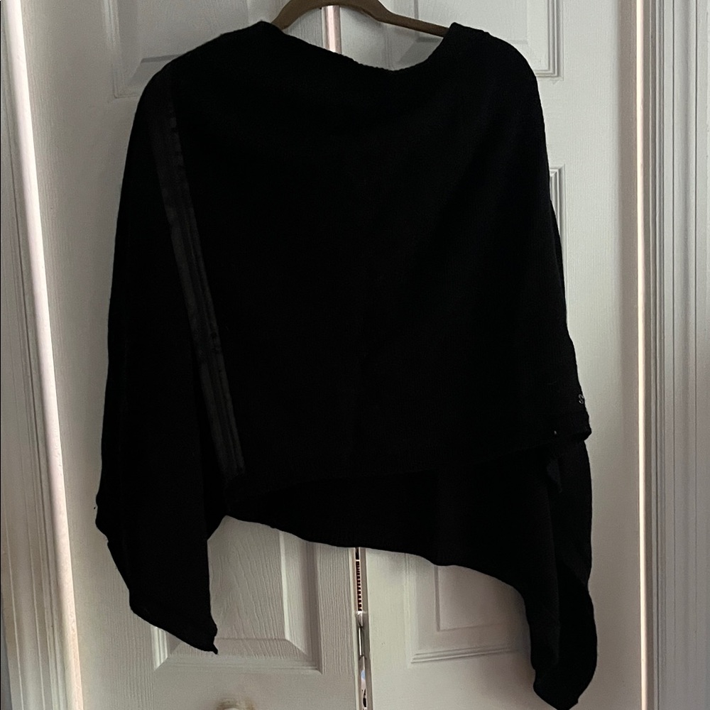 lululemon athletica Elegant Black Poncho
